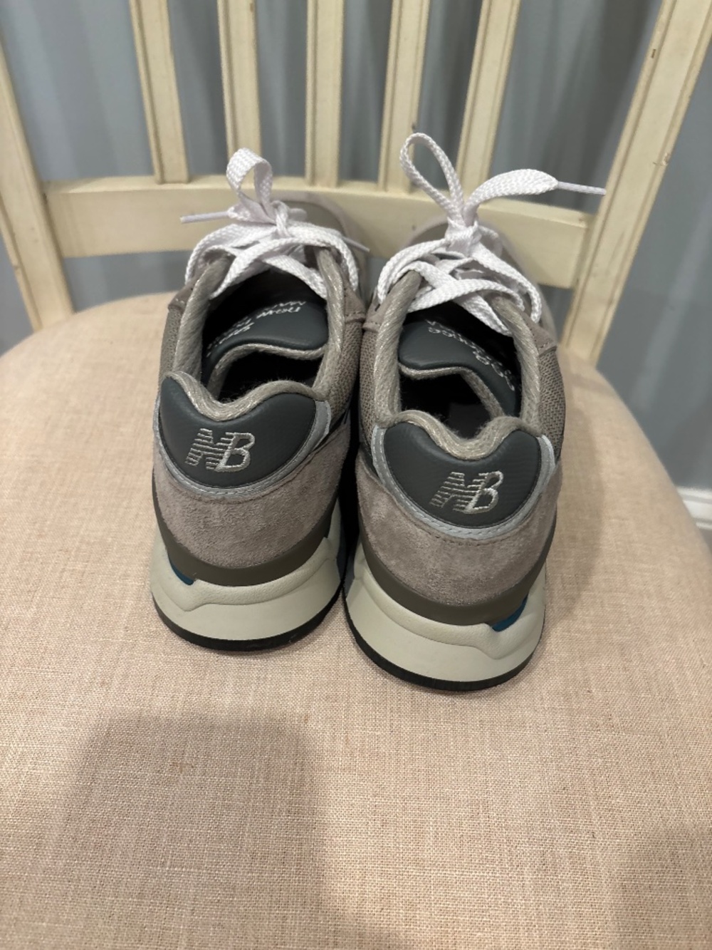 New Balance 998 Mens Size 9.5 Made in USA Grey Silver Classic Sneaker U998GR - Picture 5 of 6